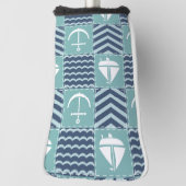 Nautical Quilt Putter Hoesje Golfheadcover (Draai 90)