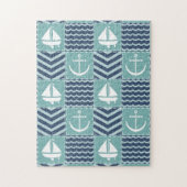 Nautical Quilt Puzzle Legpuzzel (Verticaal)