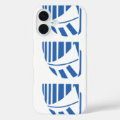 Nautical Racing Boats iPhone Case (Achterkant)