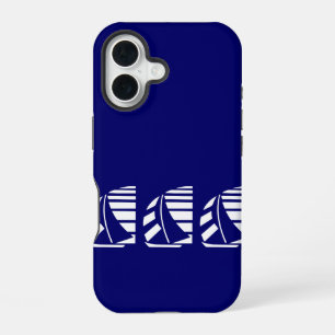Nautical Racing Boats iPhone Hoesje iPhone 16 Hoesje