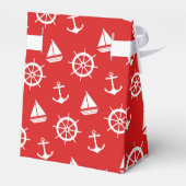 Nautical Red Anchor Cadebox Bedankdoosjes (Achterkant)