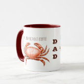 Nautical Red Crab Pa is Crabby zonder Mok (Voorkant links)