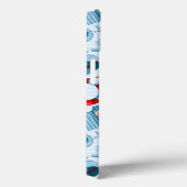 Nautical Red White And Blue Pattern Case-Mate iPhone Case (Achterkant / Rechts)