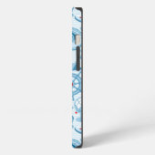 Nautical Red White And Blue Pattern iPhone Hoesje (Linkerkant)