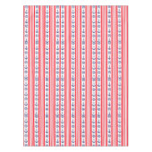 Nautical Red White Blue Anchors Ships Wheels Boat Tafelkleed (Voorkant)
