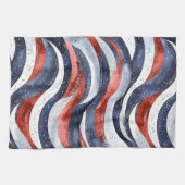 Nautical Red White Blue   Theedoek (Horizontaal)