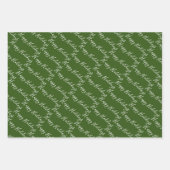 Nautical Red White en Green Inpakpapier Vel (Voorkant 3)