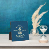 Nautical Retro Logo Fotoplaat (Insitu)