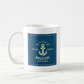 Nautical Retro Logo Koffiemok (Links)