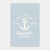 Nautical Retro Logo Post-it® Notes (Voorkant)