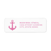 Nautical Return Address Labels (Voorkant)