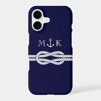 Nautical Rope en Anchor Monogram bij de marine