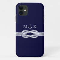 Nautical Rope en Anchor Monogram bij de marine