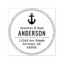 Nautical Rope en Anker Retouradres