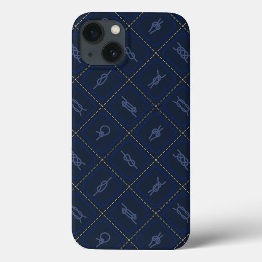 Nautical Rope Knot Pattern Case-Mate iPhone Case (Achterkant)