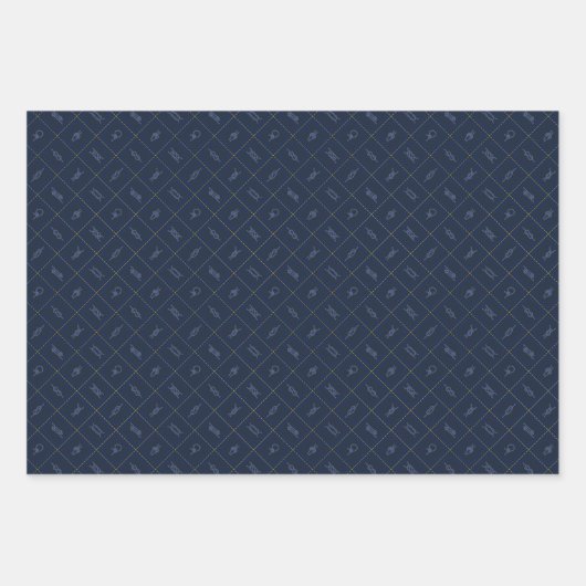 Nautical Rope Knot Pattern Inpakpapier Vel (Voorkant)