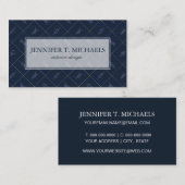 Nautical Rope Knot Pattern Visitekaartje (Voorkant / Achterkant)