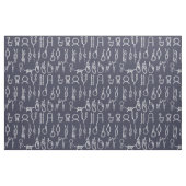 Nautical Rope Knots & Navy Blue Stof (Yard (91,4 cm))