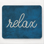 Nautical Rope over blauwe Muismat (Voorkant)