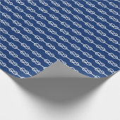 Nautical Rope Pattern Cadeaupapier (Hoek)