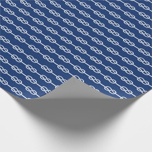 Nautical Rope Pattern Cadeaupapier (Hoek)