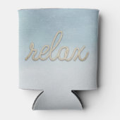 Nautical Rope Relax-tekst Blikjeskoeler (Voorkant)