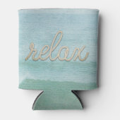 Nautical Rope Relax Text Koelbox Blikjeskoeler (Voorkant)