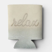 Nautical Rope Relax Text Koelbox Blikjeskoeler (Achterkant)