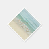 Nautical Rope Relax Text on Ocean Servet (Hoek)