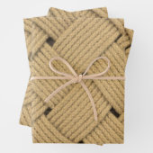 Nautical Rope Weave Fotoprint Inpakpapier Vel (In situ)