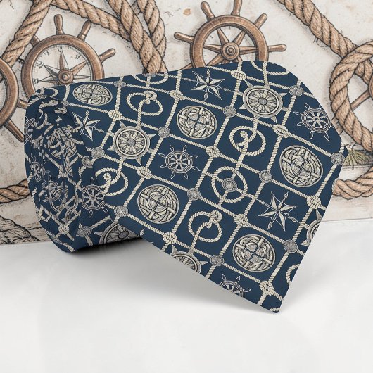 Nautical Ropes Custom Necktie Stropdas