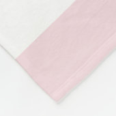 Nautical roze striped kind's deken - gepersonalise (Hoek)