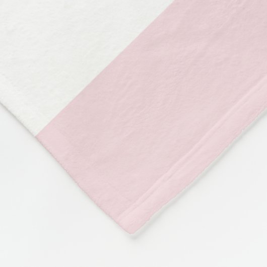 Nautical roze striped kind's deken - gepersonalise (Hoek)