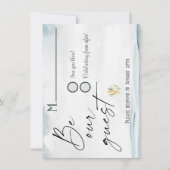 Nautical RSVP Kaart (Voorkant)