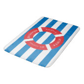 Nautical Safe Circular Monogram Large Bath Mat (Gekanteld)