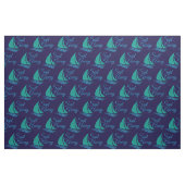 Nautical Sail Away Stof (Fat Quarter)