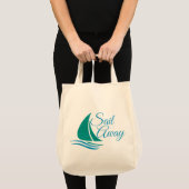 Nautical Sail Away Tote Bag (Voorkant (product))