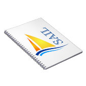 Nautical Sail Modern Notitieboek (Rechterzijde)