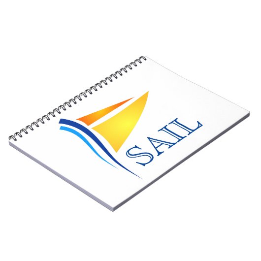 Nautical Sail Modern Notitieboek (Linkerzijde)