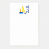 Nautical Sail Modern Post-it® Notes (Voorkant)
