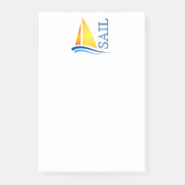 Nautical Sail Modern Post-it® Notes