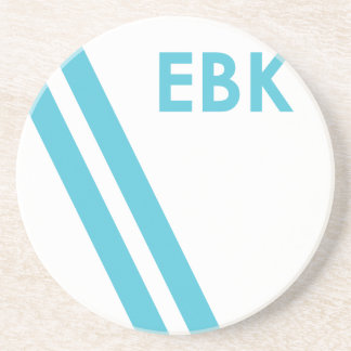 Nautical Sail Onderzetter - Turquoise Stripe