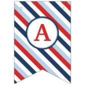 Nautical Sailboat Anchor Crab Birthday Vlaggetjes (Derde vlag)