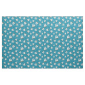 Nautical Sailboat Sailing Adventure Blue Stof (Fat Quarter)
