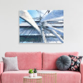Nautical Sailing Adventure Canvas Afdruk (Insitu (Woonkamer))