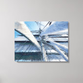 Nautical Sailing Adventure Canvas Afdruk (Voorkant)