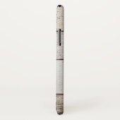 Nautical Sailing Anchor on Faux Wood print flat Case-Mate iPhone Case (Achterkant / rechts)