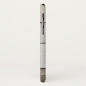 Nautical Sailing Anchor on Faux Wood print flat Case-Mate iPhone Case (Achterkant/links)