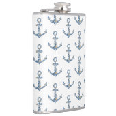 Nautical Sailing Boat Anchor Ongebruikelijke colla Heupfles (Rechts)