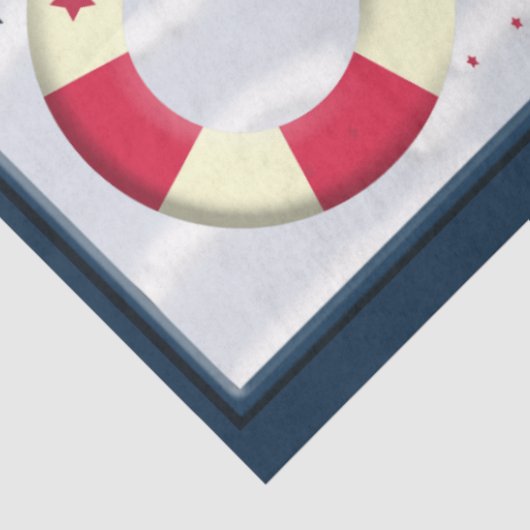 Nautical Sailing Design Decoupage Tissuepapier (Detail)